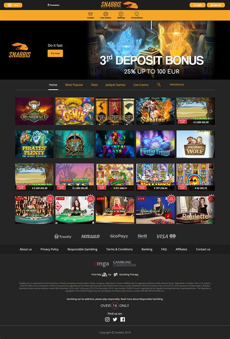 Snabbis Casino Review 2024 – Enjoy a Vast Range of Games.